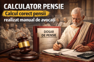 Calculator pensie – calcul corect al pensiei realizat de avocați specializați